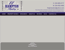 Tablet Screenshot of jjhampton.com